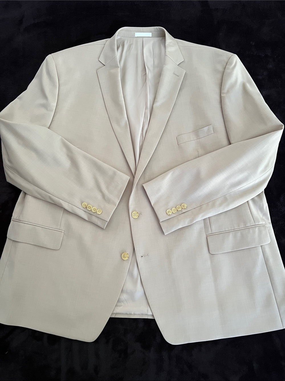 Ralph Lauren NWOT. Classic 100% Wool , Light Beige Blazer